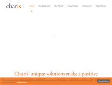 Tablet Screenshot of charisgrants.com